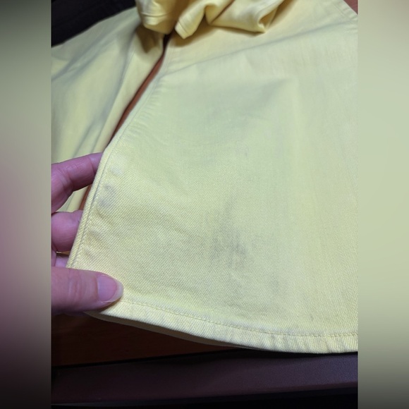 GUC L'AGENCE- Bell High Rise Flare Jeans in Color Lemon Tonic. Size 32 - Picture 9 of 10